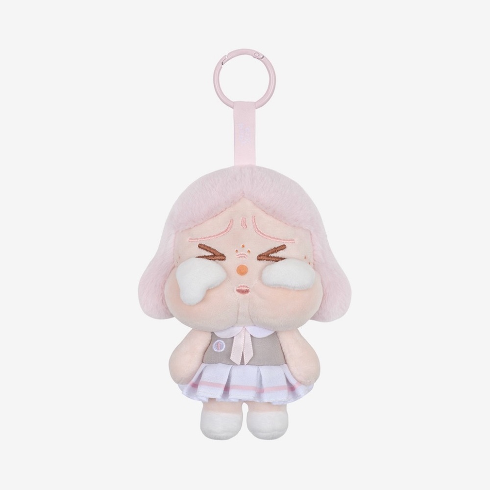 Pop Mart Crybaby Sunset Concert Series Plush Pendant - Pink Grey